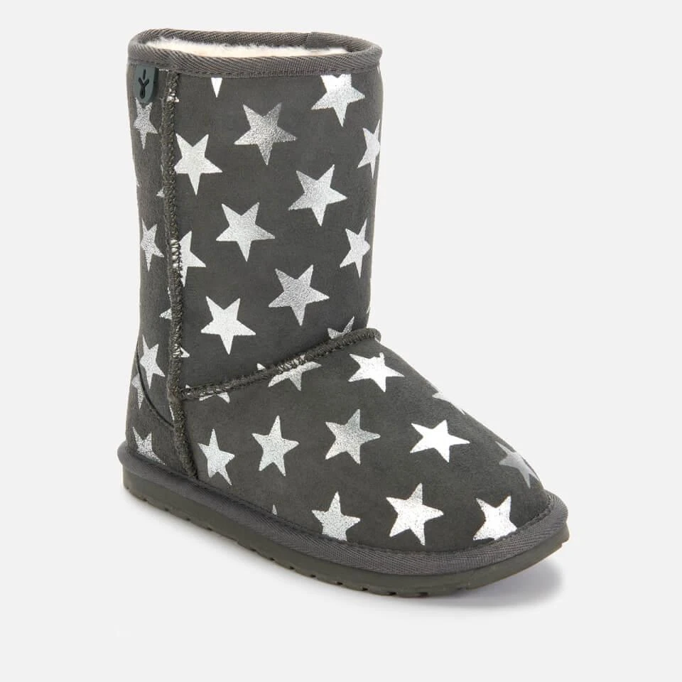 商品EMU Australia|EMU AUSTRALIA KIDS' STARRY NIGHT LEATHER BOOTS - CHARCOAL,价格¥131,第2张图片详细描述