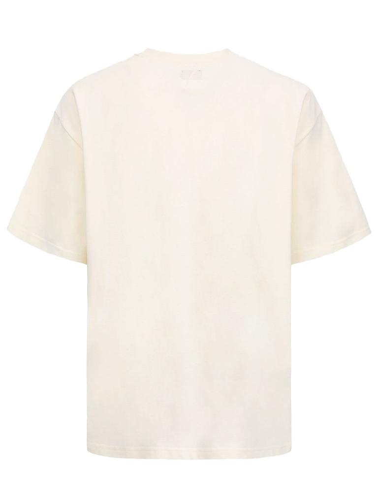 Evisu Ecru Cotton T-shirt商品第2张图片规格展示