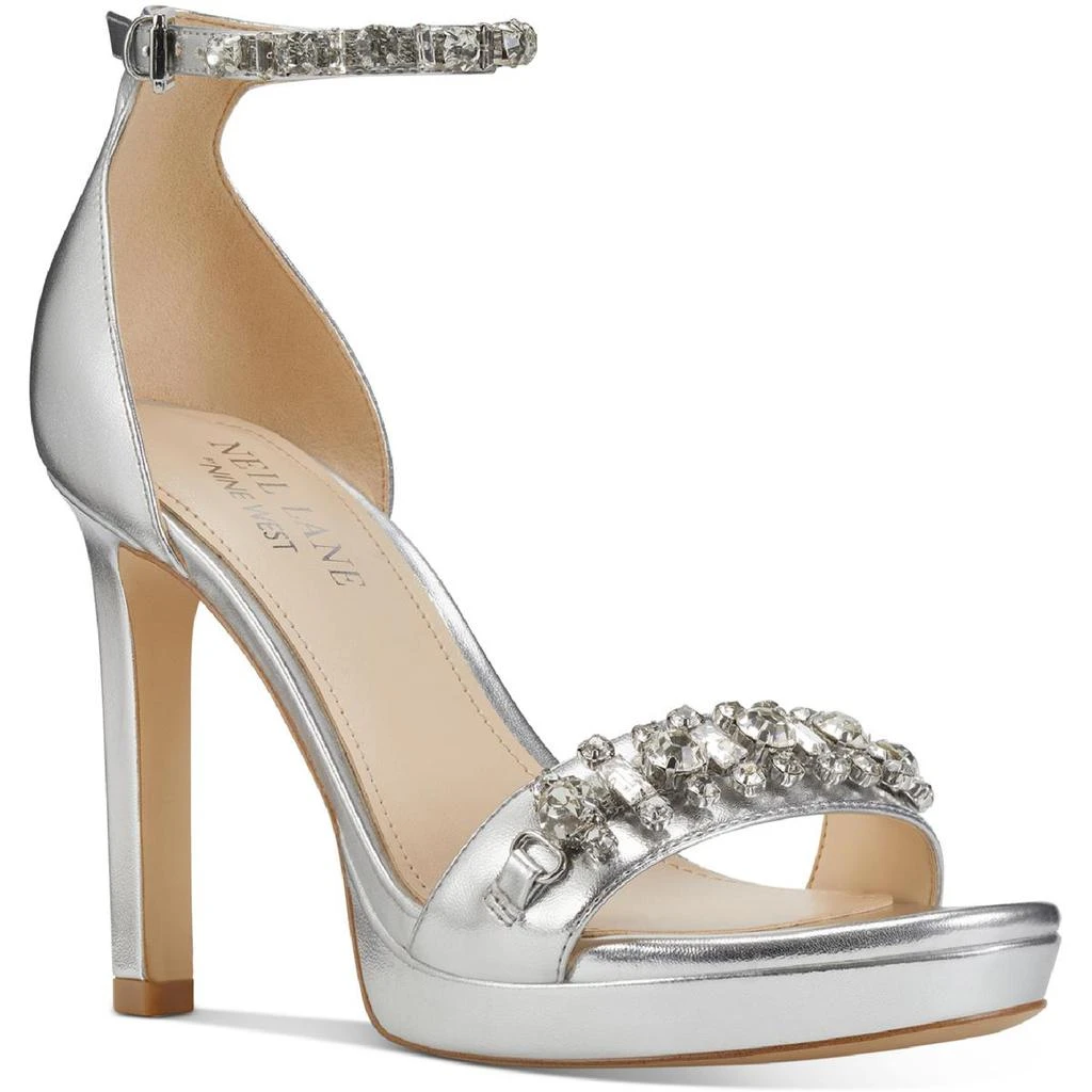 商品Nine West|Nine West Womens Engaged 3 Open Toe Ankle Strap Heels,价格¥236,第2张图片详细描述