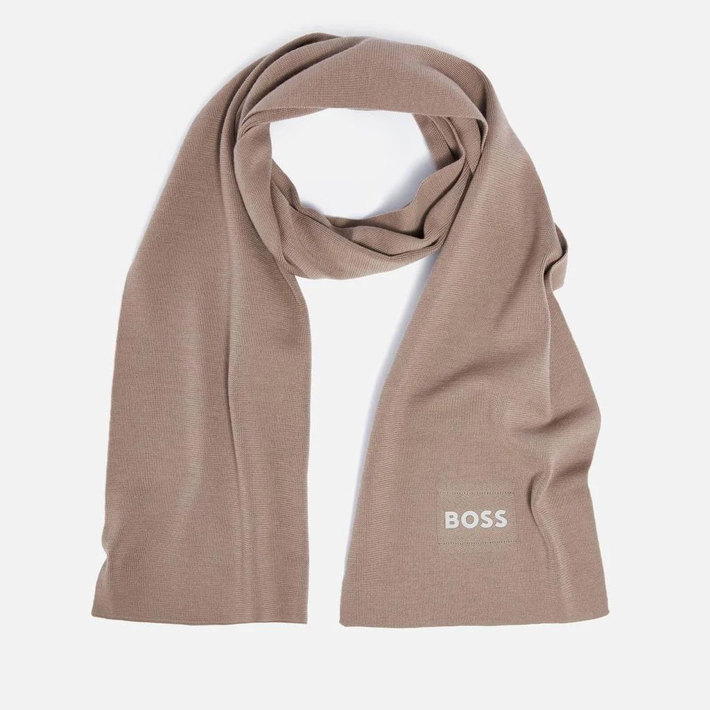商品Hugo Boss|BOSS Green Aride Wool-Blend Scarf,价格¥403,第1张图片