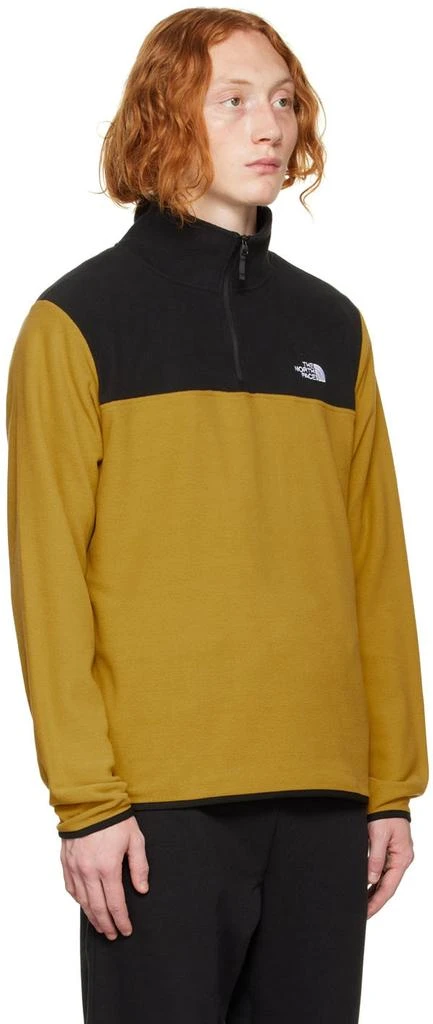 商品The North Face|Yellow & Black TKA Glacier Sweater,价格¥342,第2张图片详细描述