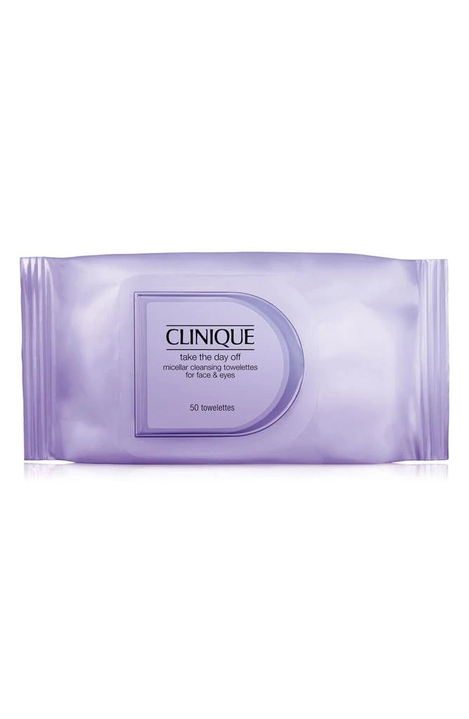 商品Clinique|Take the Day Off Makeup Remover Micellar Cleansing Towelettes for Face & Eyes,价格¥164,第1张图片