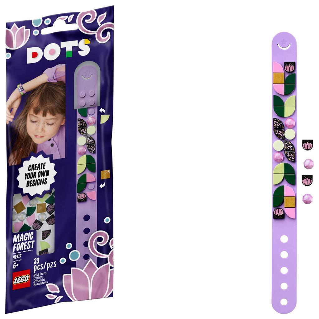 商品LEGO|LEGO DOTS Magic Forest Bracelet DIY Craft Kit for Kids,价格¥38,第1张图片