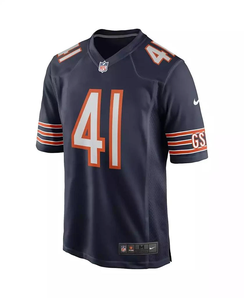 商品NIKE|Men's Brian Piccolo Navy Chicago Bears Game Retired Player Jersey,价格¥775,第3张图片详细描述