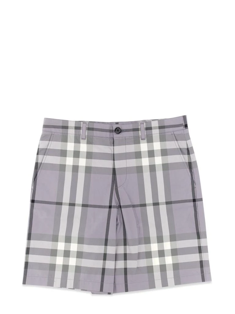 商品Burberry|Burberry Check Pattern Bermuda Shorts,价格¥3384,第1张图片