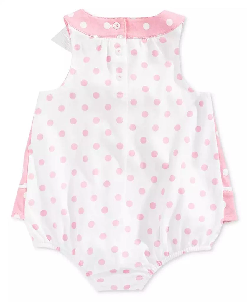 商品First Impressions|Baby Girls Dotted Cotton Sunsuit, Created for Macy's,价格¥43,第2张图片详细描述