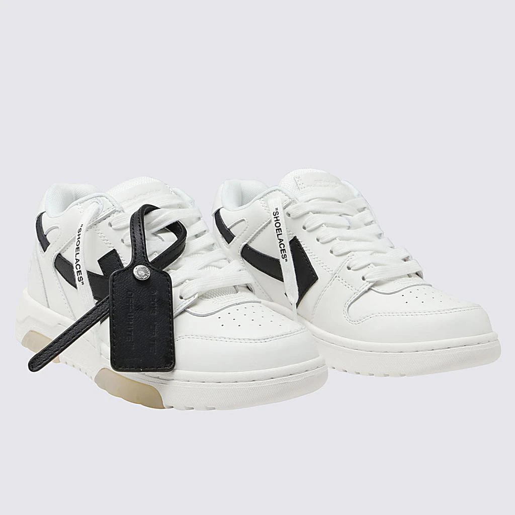 商品Off-White|WHITE LEATHER SNEAKERS,价格¥2325,第2张图片详细描述