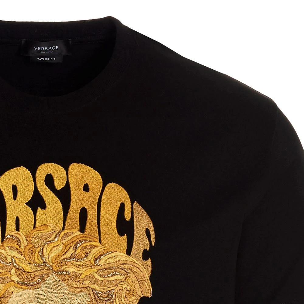 VERSACE 男士黑色印花棉质短袖T恤 10039131-A027851-B000 商品