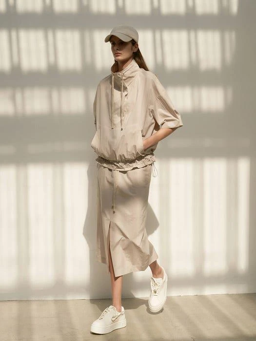 商品MOHAN|TOR  String Banding Skirt (2 Color),价格¥638,第1张图片详细描述