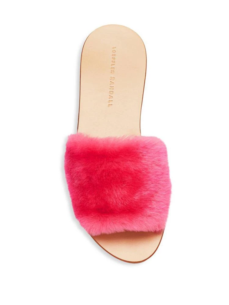 商品Loeffler Randall|Isabel Fur Slide Sandals,价格¥2071,第4张图片详细描述