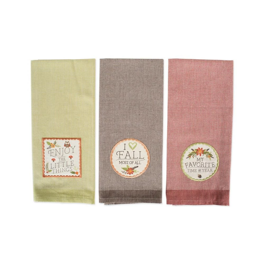 商品Design Imports|Assorted Fall in Love Embellished Dishtowel Set,价格¥172,第2张图片详细描述