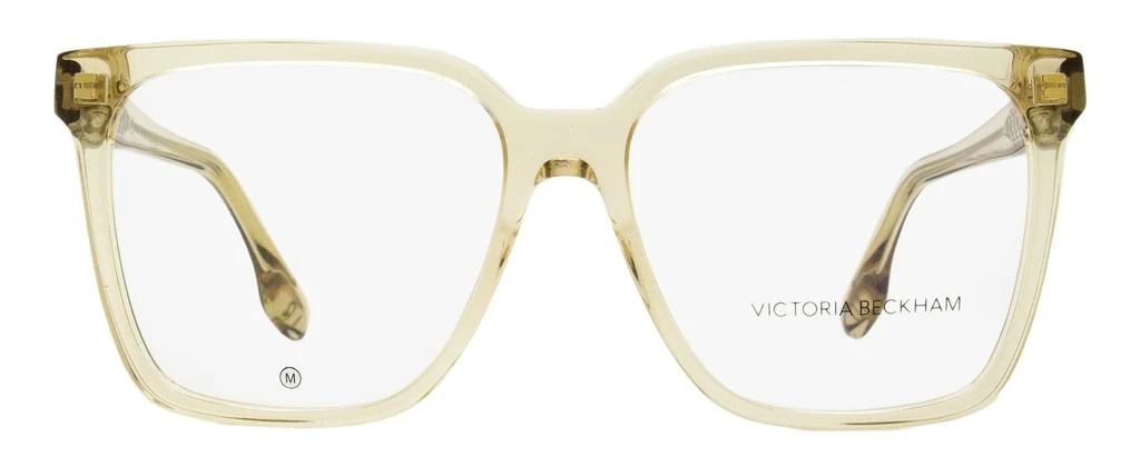 商品Victoria Beckham|Women's Large Square Eyeglasses VB2669 250 Transparent Beige 55mm,价格¥544,第2张图片详细描述