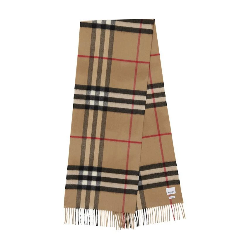 商品Burberry|经典格纹羊绒围巾,价格¥3669,第4张图片详细描述