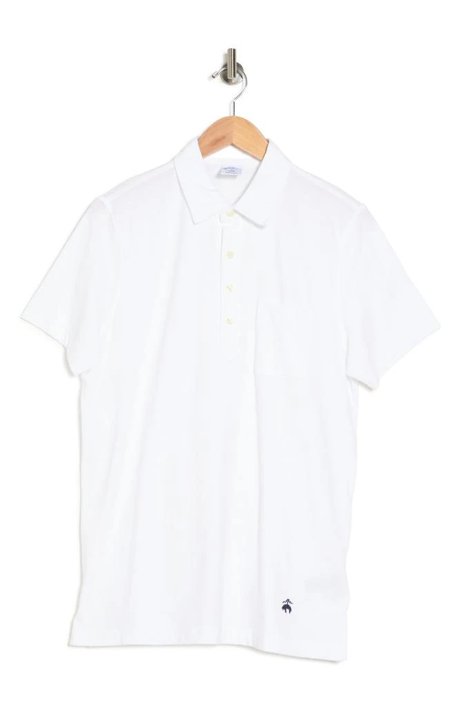 商品Brooks Brothers|Cotton Jersey Solid Pocket Polo,价格¥306,第3张图片详细描述