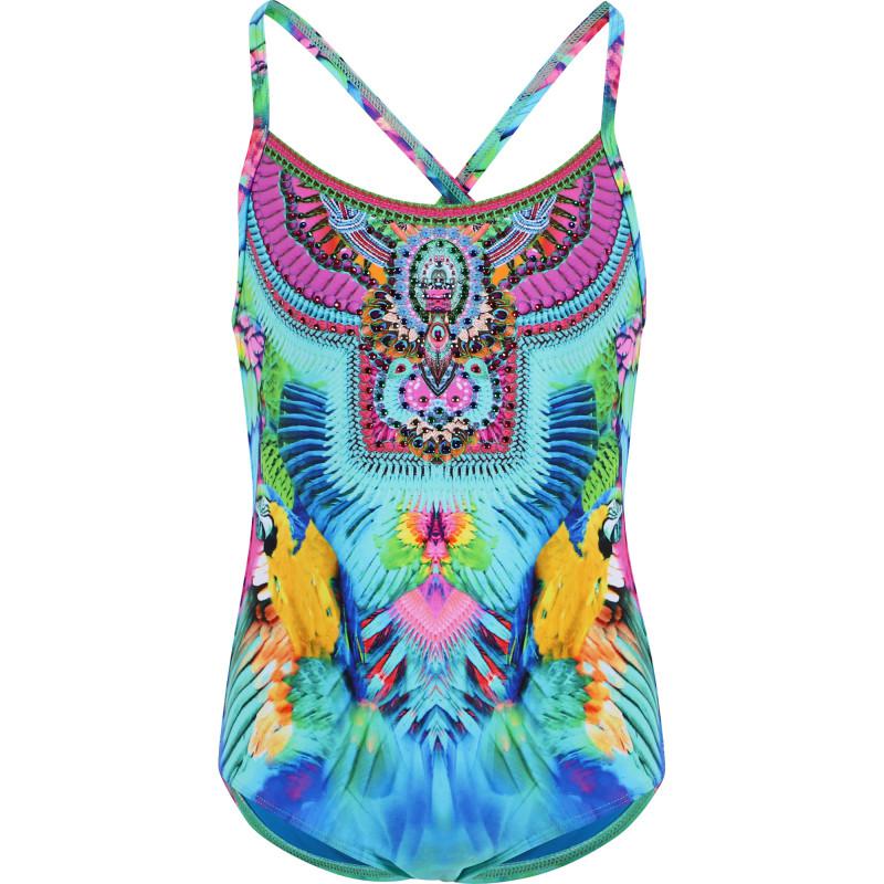 Age of asteria colorful swimsuit with crystals embellishment商品第1张图片规格展示