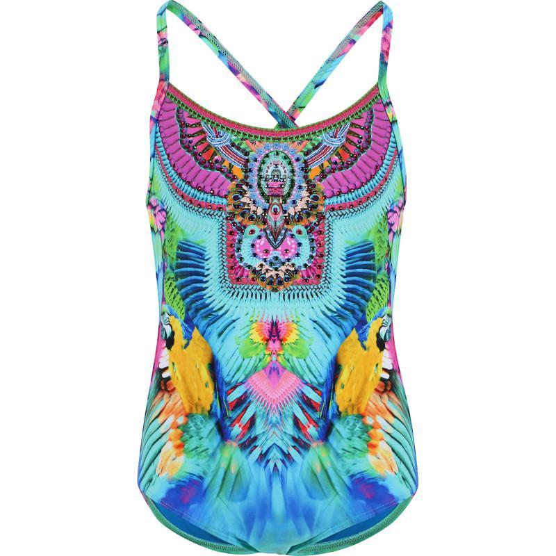 商品Camilla|Age of asteria colorful swimsuit with crystals embellishment,价格¥1531-¥1744,第1张图片