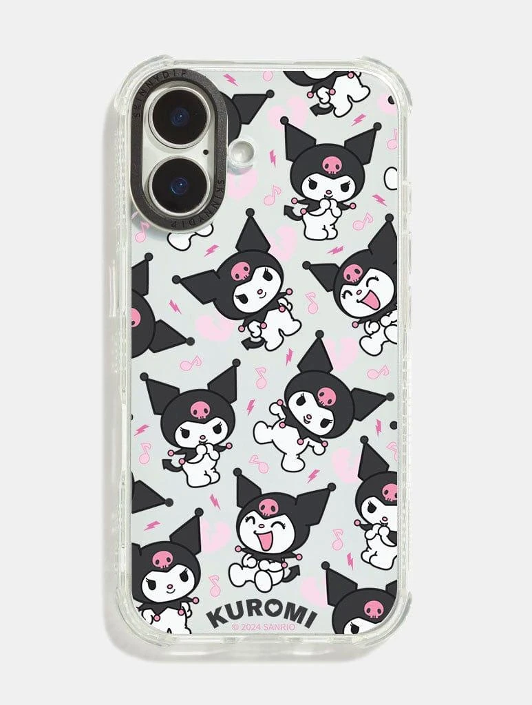 商品Skinnydip London|Hello Kitty x Skinnydip Kuromi Black Shock iPhone Case,价格¥269,第1张图片
