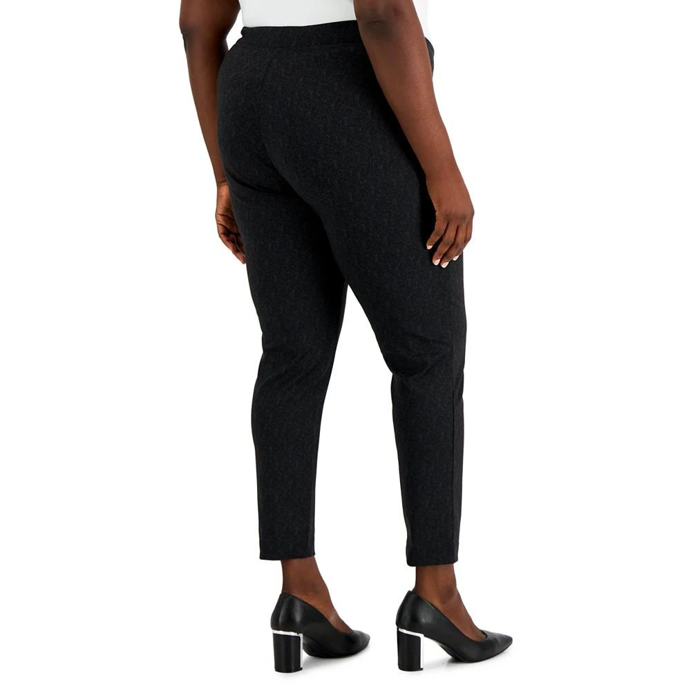 商品Calvin Klein|Plus Size Herringbone-Pattern Leggings,价格¥107,第2张图片详细描述
