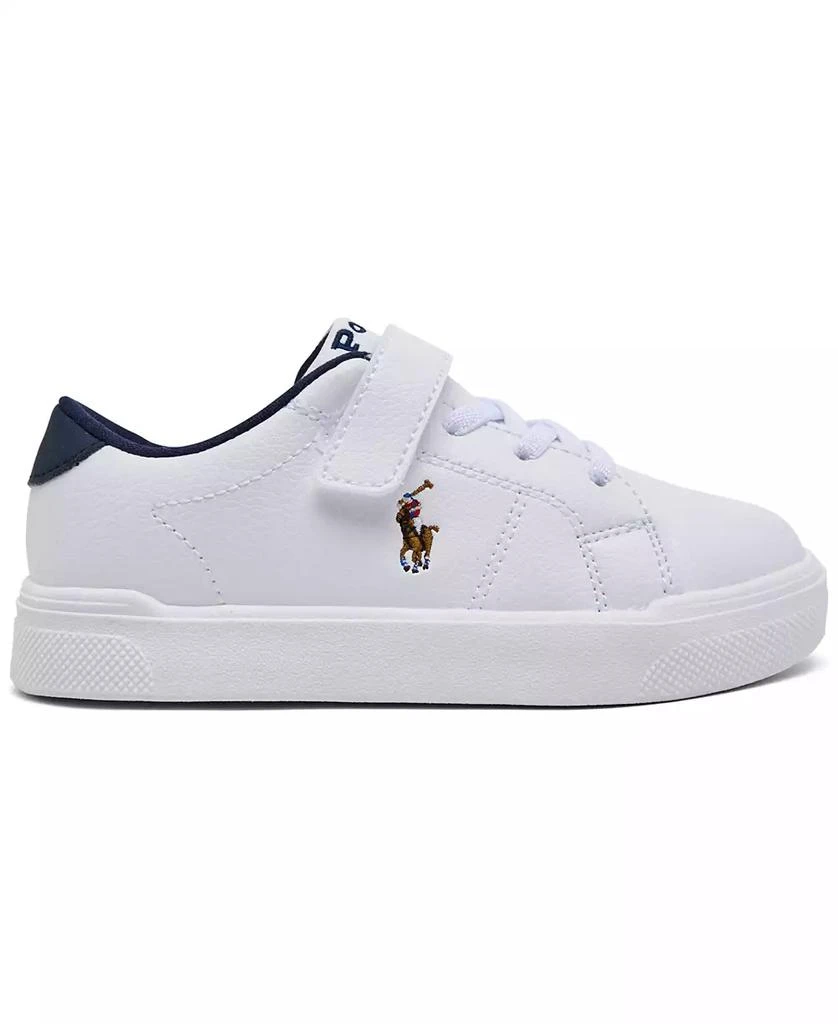 商品Ralph Lauren|Toddler Kids Sutton Stay-Put Fastening Strap Casual Sneakers from Finish Line,价格¥260,第3张图片详细描述