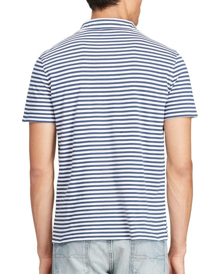 商品Ralph Lauren|Stripe Cotton Classic Fit Polo Shirt,价格¥312,第2张图片详细描述