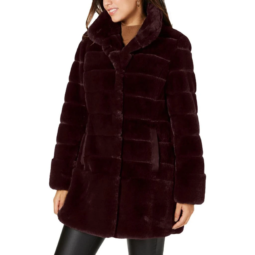 商品JONES NEW YORK|Jones New York Womens Winter Midi Faux Fur Coat,价格¥501,第2张图片详细描述