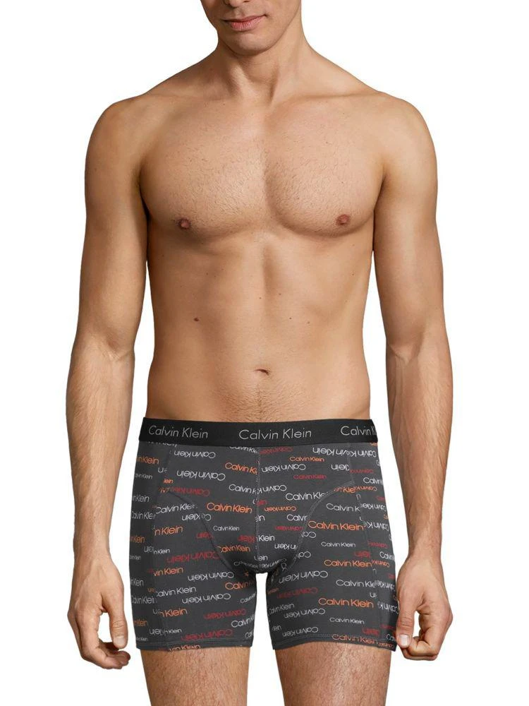 商品Calvin Klein|3-Pack Stretch boxer 棉质平角裤,价格¥80,第2张图片详细描述