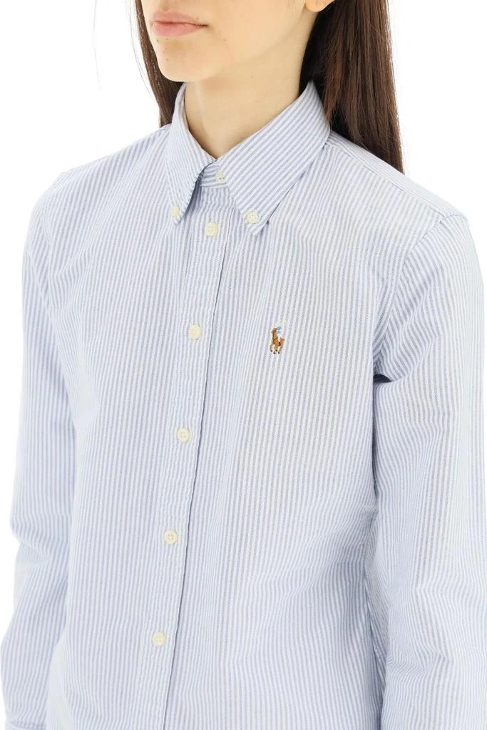 商品Ralph Lauren|SLIM FIT SHIRT IN OXFORD COTTON,价格¥862,第5张图片详细描述