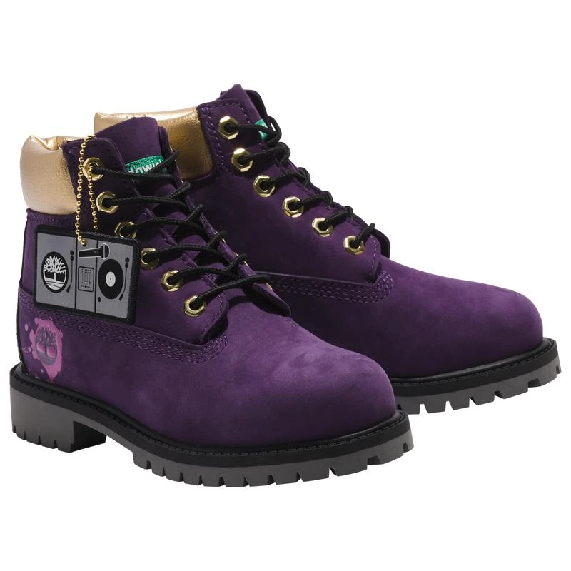 商品Timberland|Timberland 6 Inch Boot Hip-Hop Royalty - Girls' Preschool,价格¥935,第2张图片详细描述