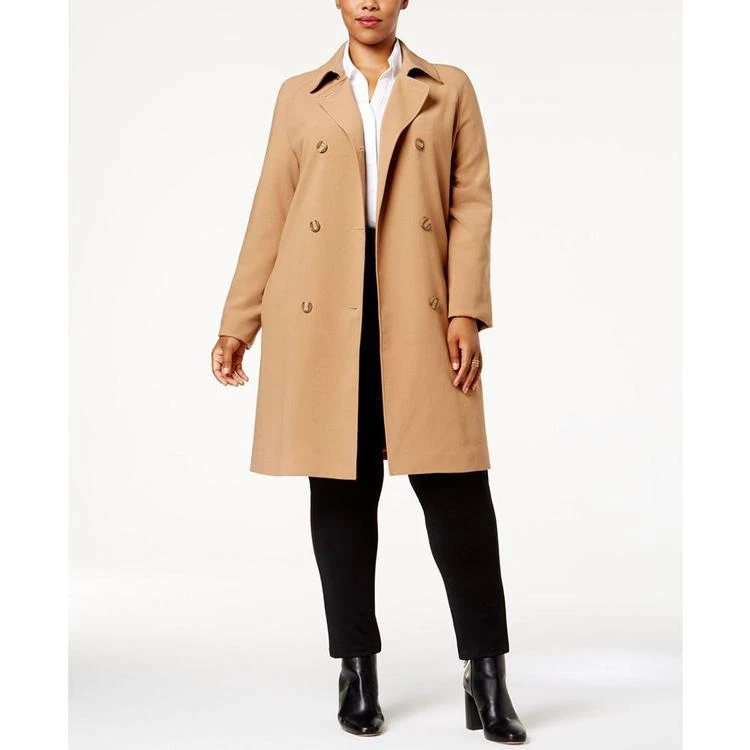 商品Charter Club|Plus Size Trench Coat, Created for Macy's,价格¥636,第1张图片