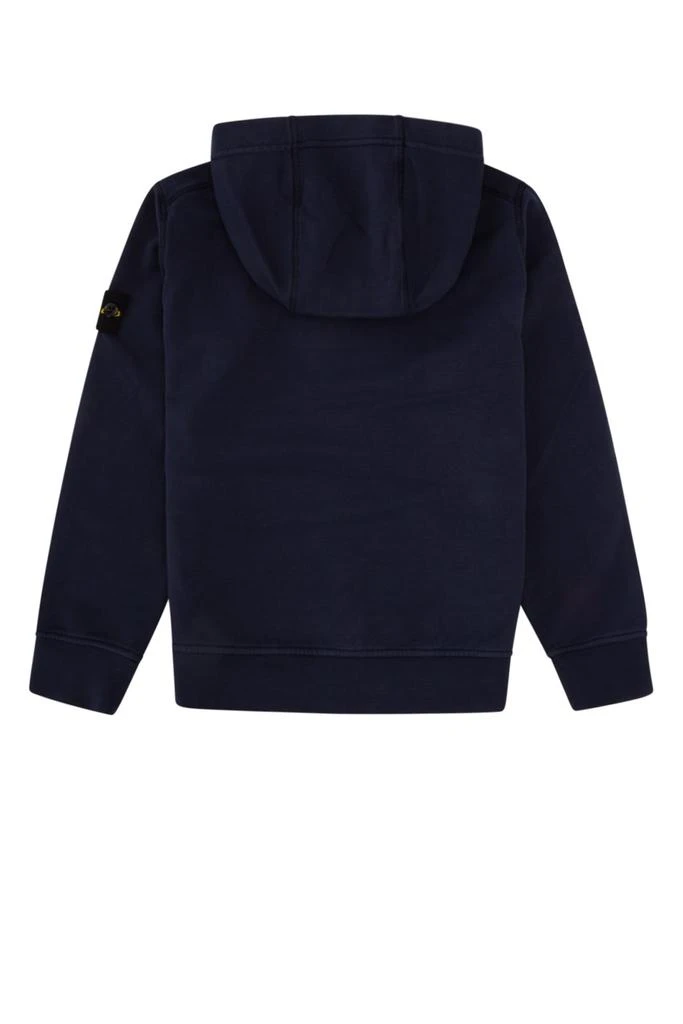 商品Stone Island Junior|Stone Island Junior Compass-Patch Long-Sleeved Hoodie,价格¥750,第2张图片详细描述