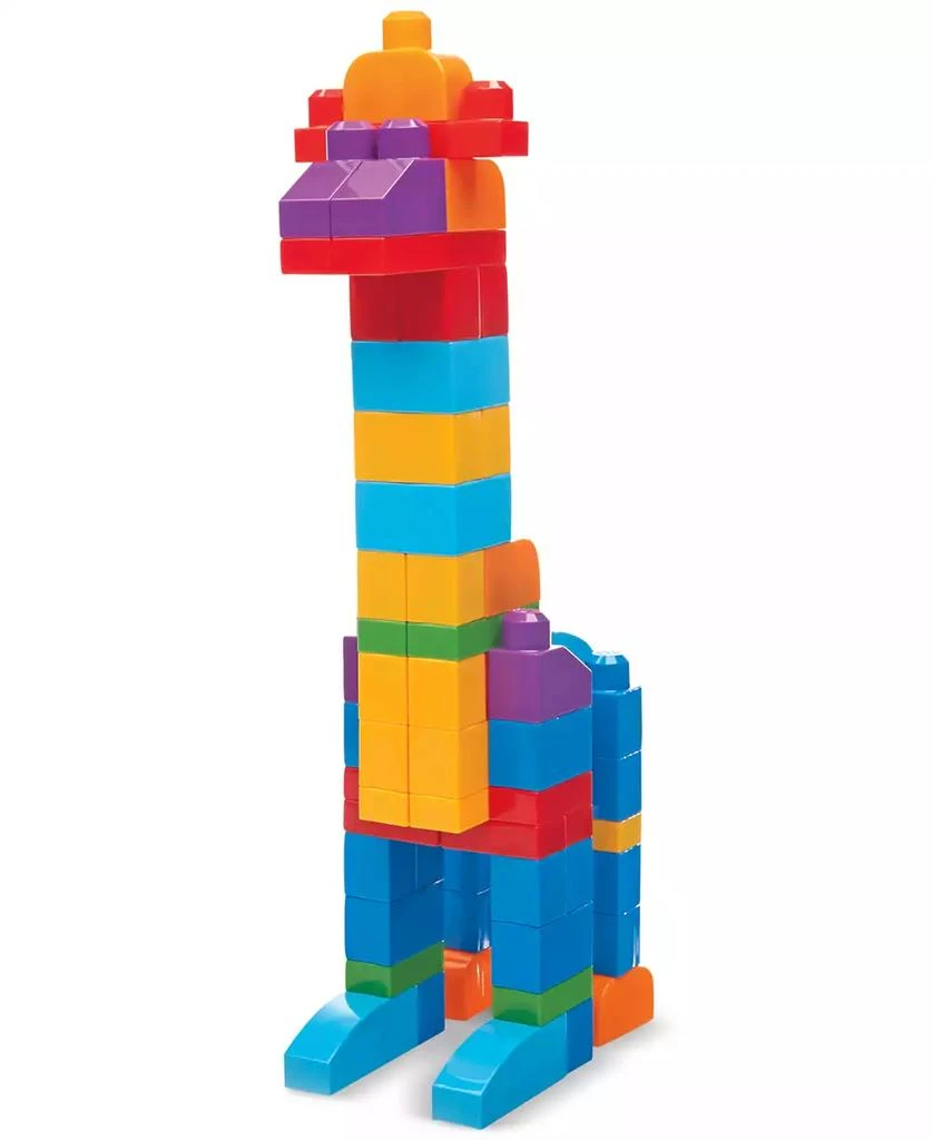 商品Mega Bloks|80-piece Big Building Bag Blocks for Toddlers 1-3, Blue,价格¥152,第5张图片详细描述