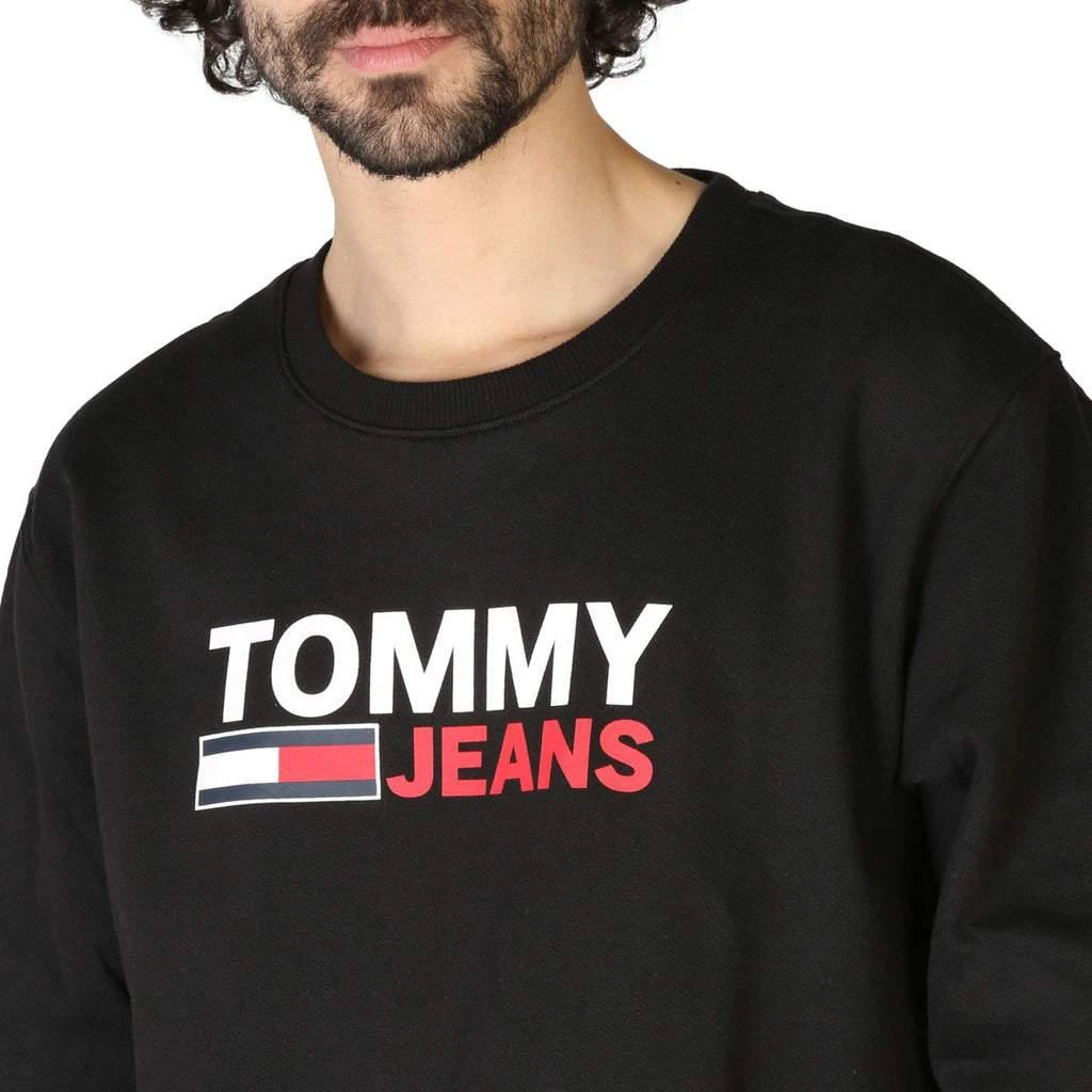 商品Tommy Hilfiger|Tommy Hilfiger Solid Color Round Neck Sweatshirt,价格¥466,第3张图片详细描述