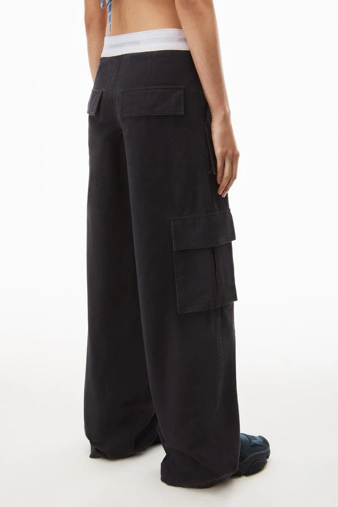 商品Alexander Wang|LOGO CARGO PANT IN RIPSTOP COTTON,价格¥2944,第5张图片详细描述