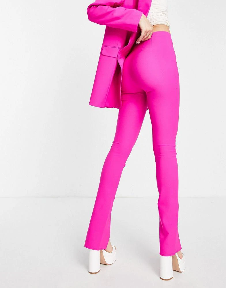 商品AsYou|ASYOU skinny split hem trouser in pink,价格¥144,第2张图片详细描述