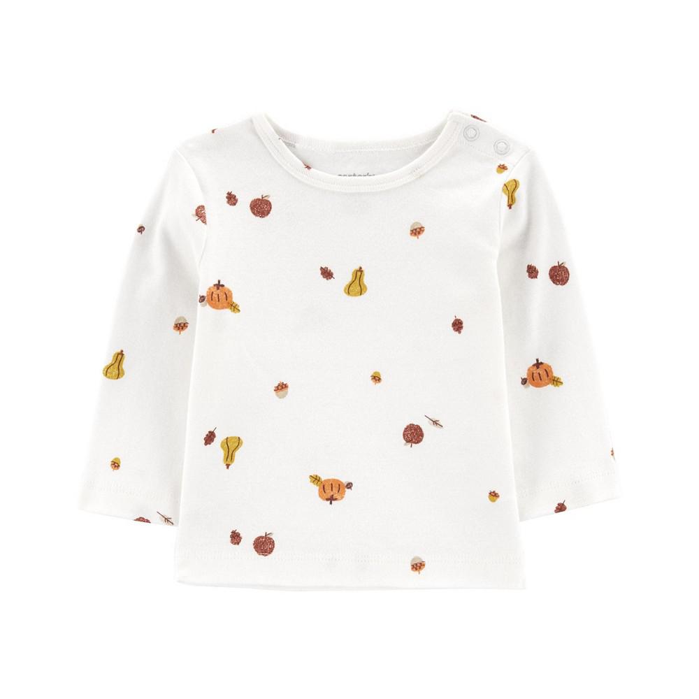 Baby Neutral Thanksgiving Jumper Outfit, T-shirt and Bib, 3-Piece Set商品第3张图片规格展示