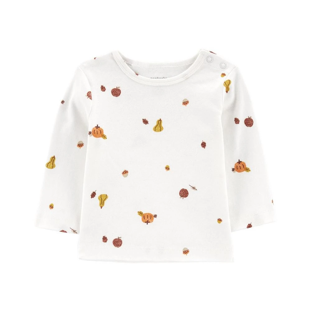 商品Carter's|Baby Neutral Thanksgiving Jumper Outfit, T-shirt and Bib, 3-Piece Set,价格¥285,第3张图片详细描述