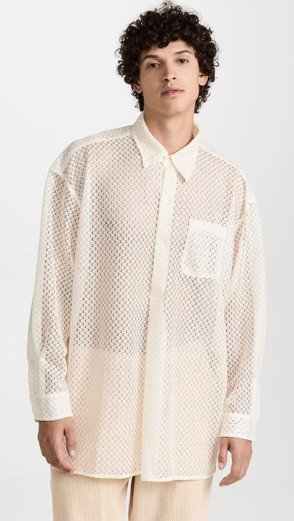 商品Our Legacy|Our Legacy Technical Lace Popover Shirt,价格¥1168,第2张图片详细描述