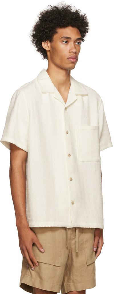 商品Vince|白色人字纹衬衫,价格¥3346,第4张图片详细描述