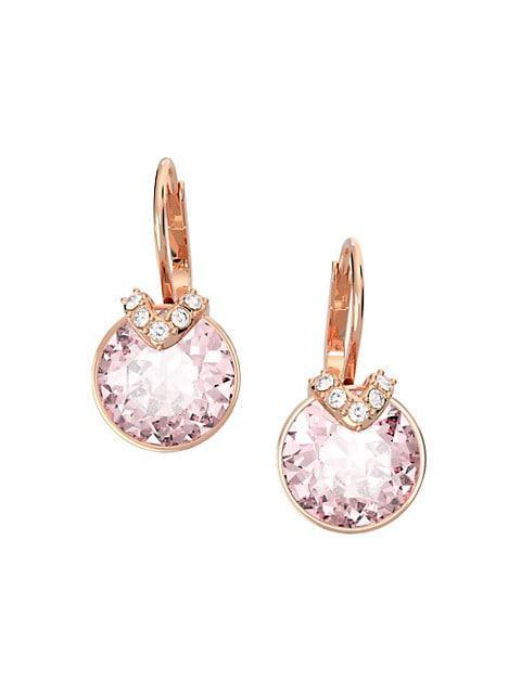 商品Swarovski|Bella Rose Gold-Tone Plated V-Drop Earrings,价格¥680,第1张图片