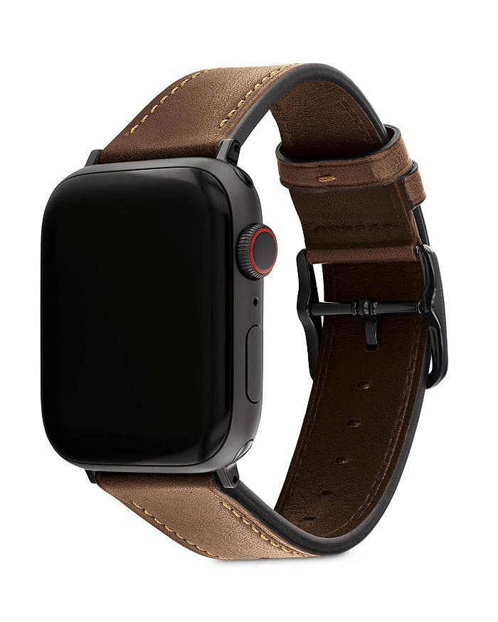 商品Coach|Apple Watch® Leather Strap 42mm/44mm,价格¥708,第4张图片详细描述