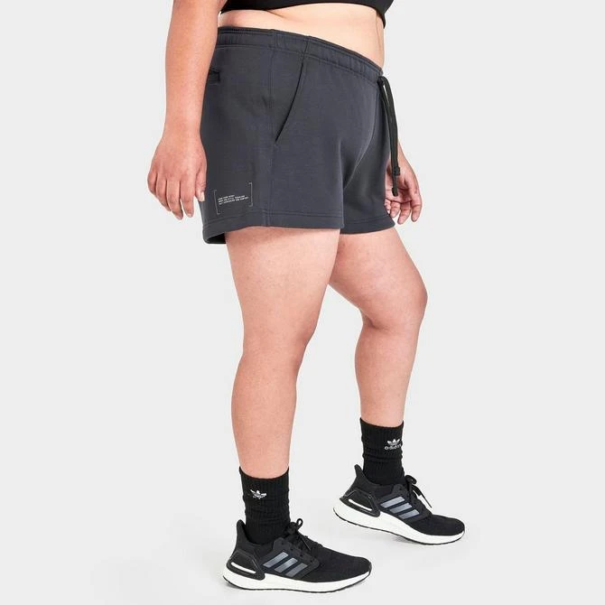 商品Adidas|Women's adidas New Sportswear Logo Fleece Shorts (Plus Size),价格¥112,第3张图片详细描述