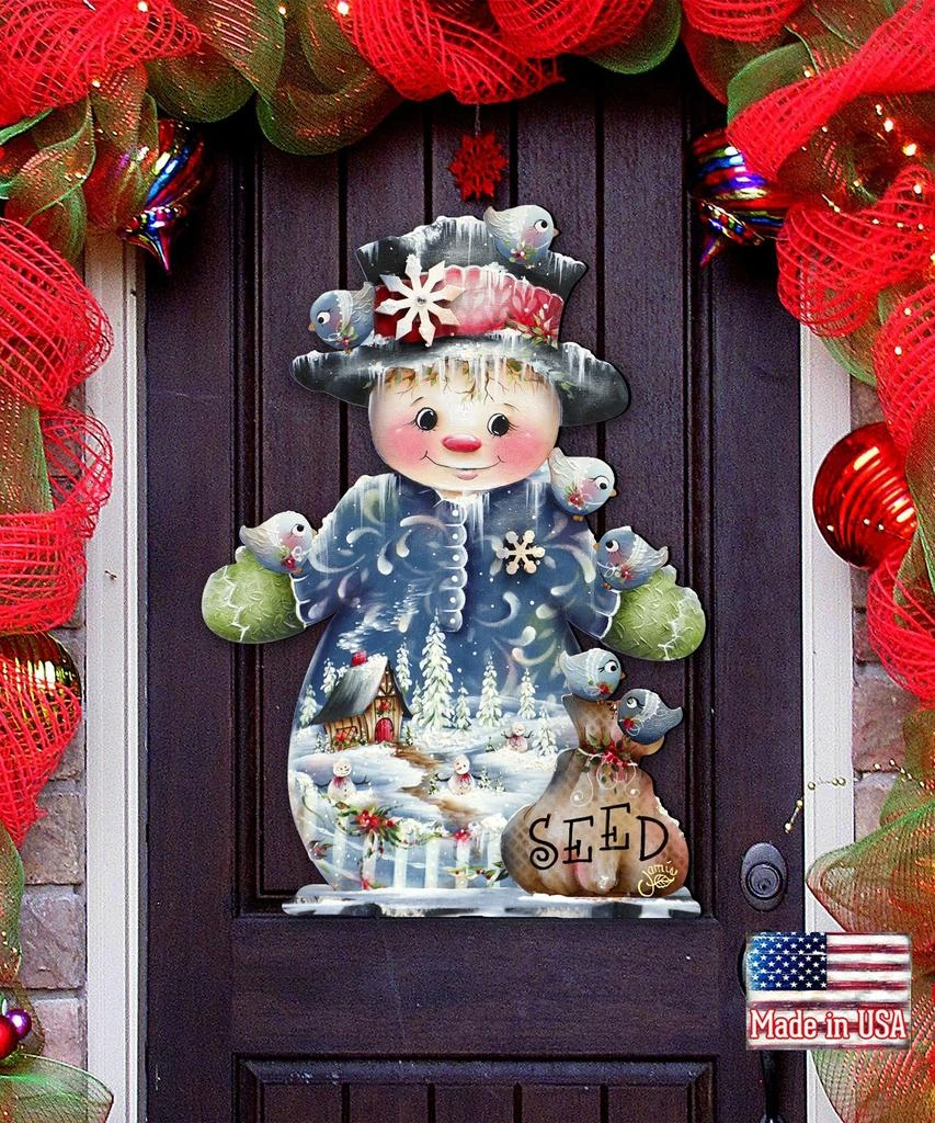 商品Designocracy|Designocracy Freezing Friends (Frosting Sparkle) Door Hanger Jamie Mill-Price,价格¥512,第1张图片