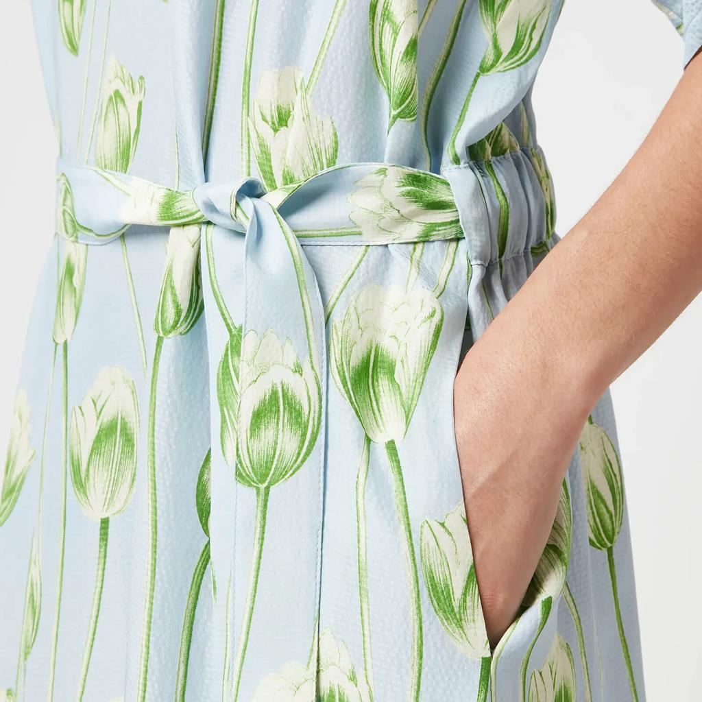 KENZO Women's Printed Shirting Waisted Dress商品第4张图片规格展示