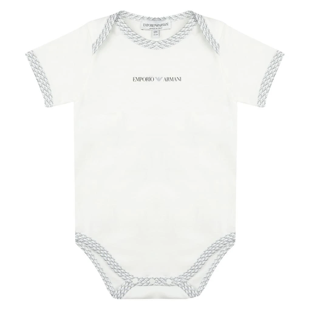 商品Emporio Armani|Blue 2PK Babygrow Gift Set,价格¥445,第2张图片详细描述