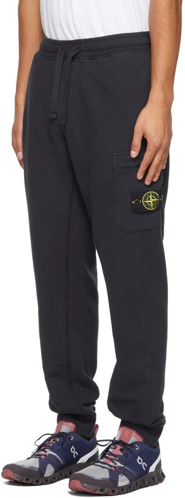 商品Stone Island|Navy French Terry Lounge Pants,价格¥1513,第4张图片详细描述