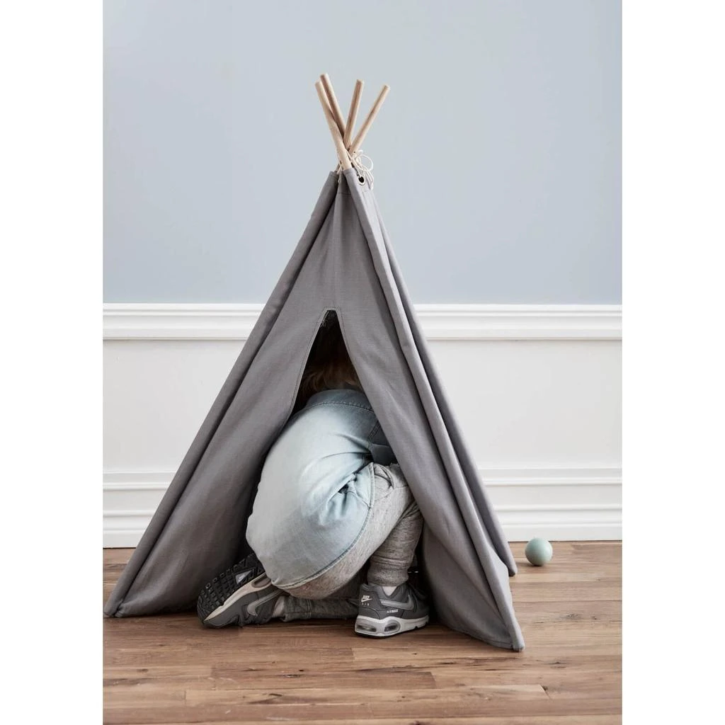 商品Kids Concept|Kids Concept Mini Tipi Tent - Off White,价格¥354,第3张图片详细描述