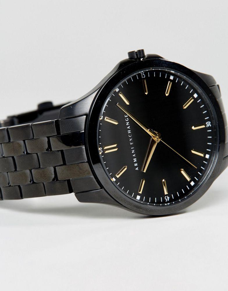 Armani Exchange AX2144 stainless steel watch in black商品第2张图片规格展示