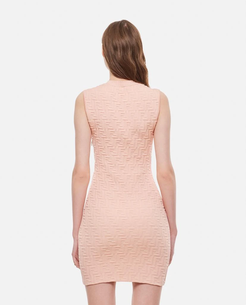 商品Fendi|EMBOSSED KNITTED VISCOSE MINI DRESS,价格¥11337,第3张图片详细描述