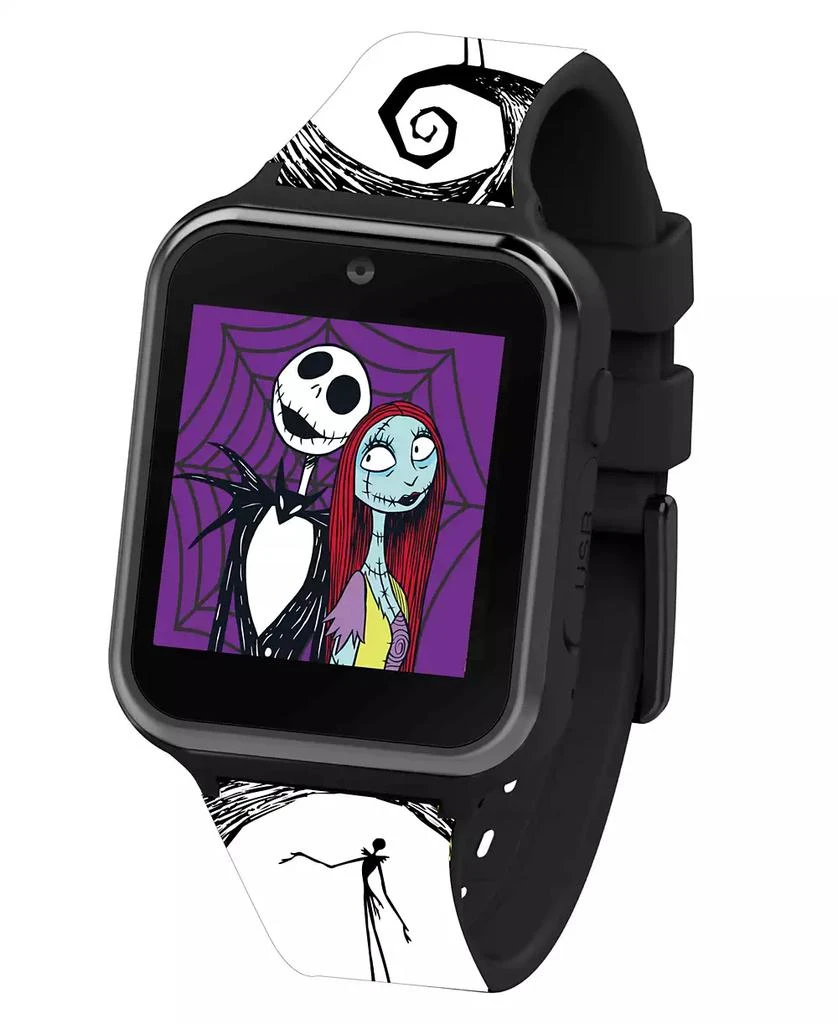 商品Disney|Children's Nightmare before Christmas Black Silicone Smart Watch 38mm,价格¥286,第2张图片详细描述