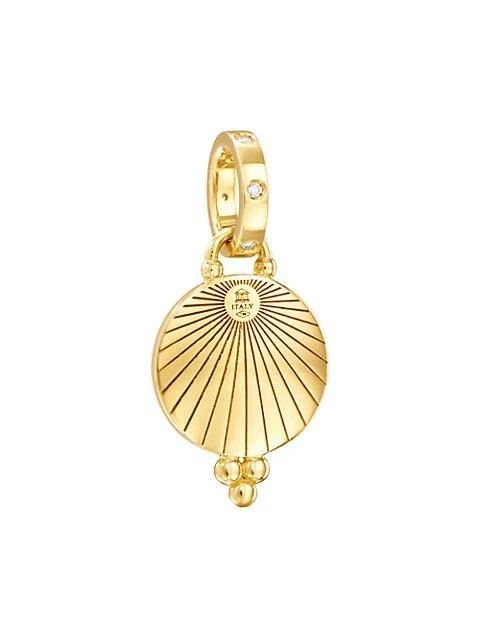 商品Temple St. Clair|Cosmos 18K Yellow Gold &amp; Diamond Pendant,价格¥18575,第2张图片详细描述